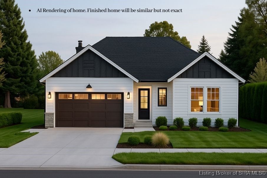 Property Photo:  1036 Dunbarton Way Lot 207  IN 47122 