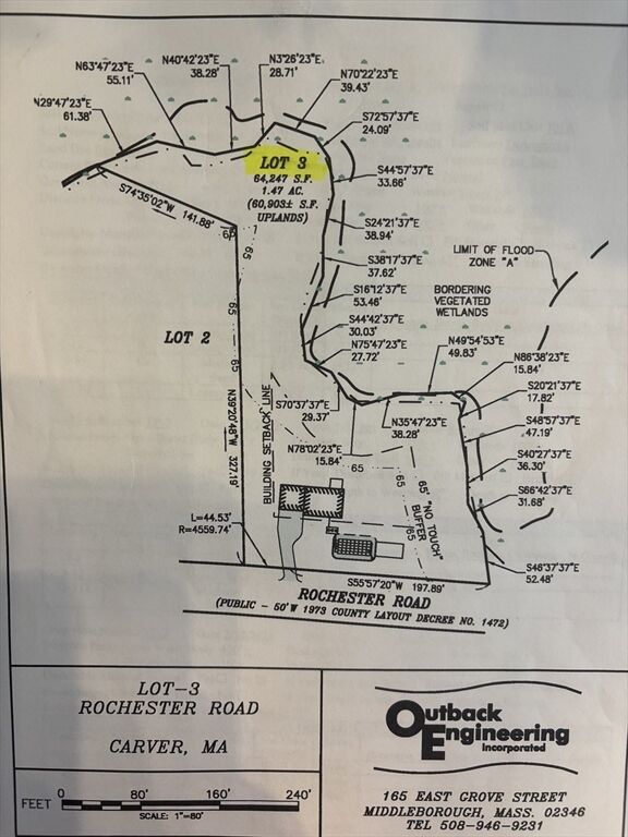 Property Photo: 19 Rochester Rd Lot 3 MA 02330