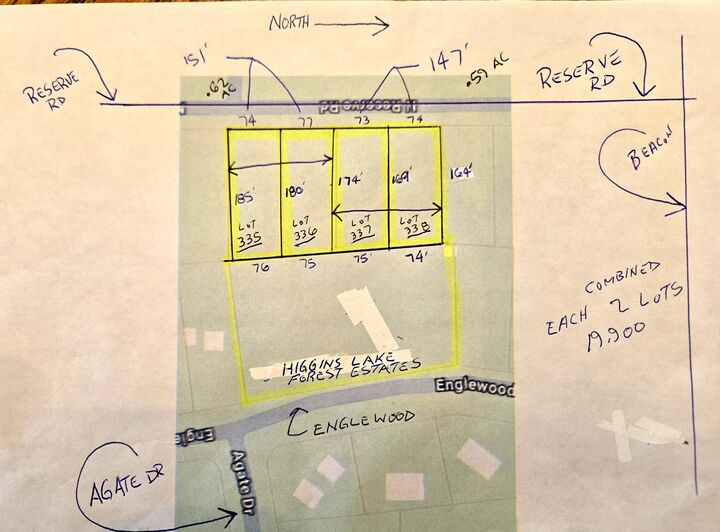 Property Photo:  V/L N Reserve Rd - Lots 335 &Amp 336  MI 48653 