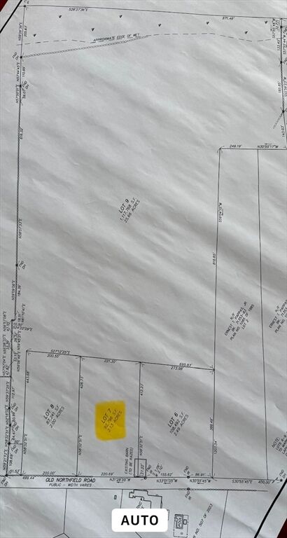 Property Photo:  Lot 7 Old Northfield Rd  MA 01431 