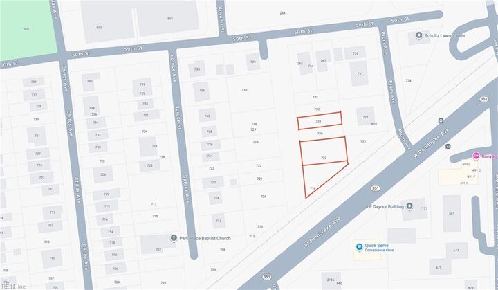 Property Photo: .51+Ac Vaughan Ave VA 23661