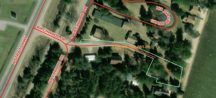 Property Photo: V/L 0.38ac Birchwood Drive MI 49721