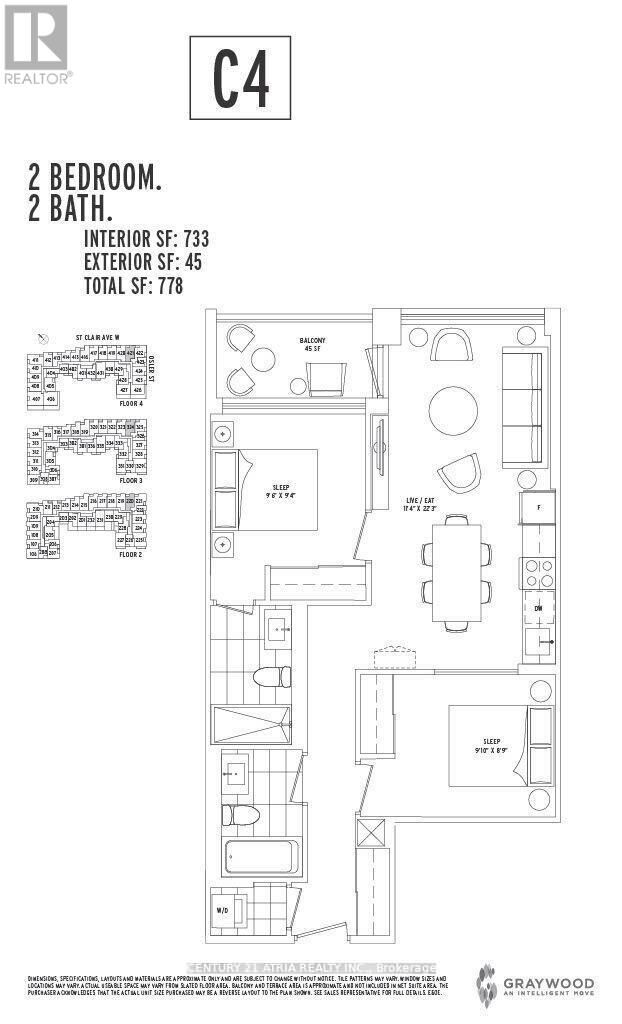 Property Photo: 1787 St.clair Avenue West 421 ON M6N 0B7