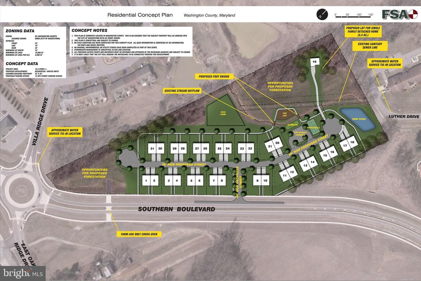 Property Photo:  12.3 Ac Southern Blvd  MD 21740