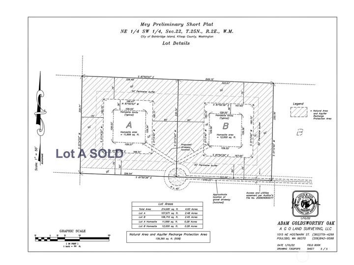Property Photo:  8679 NE Fox Den Lane Lot B  WA 98110 