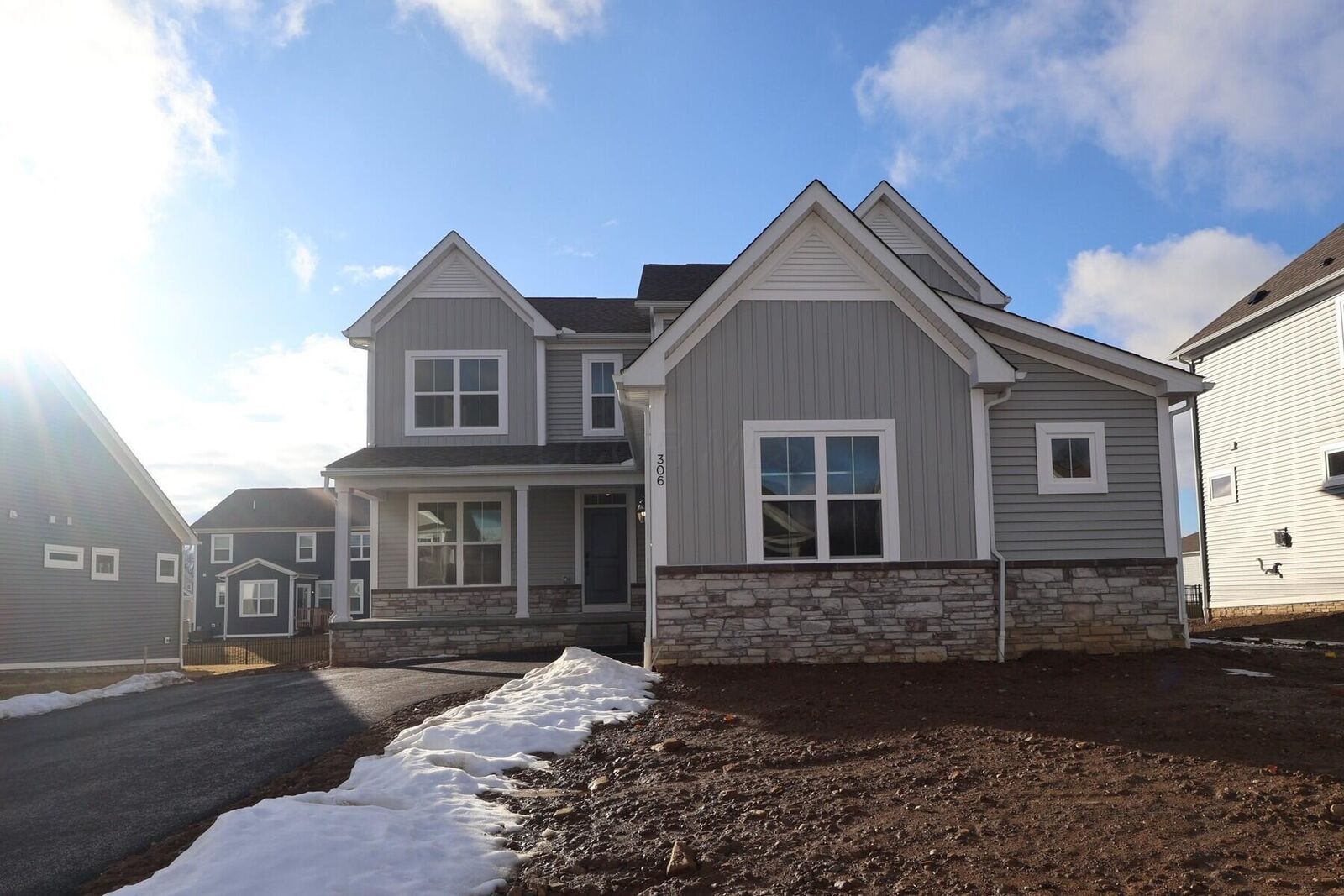 Property Photo:  306 Reign Way  OH 43062 