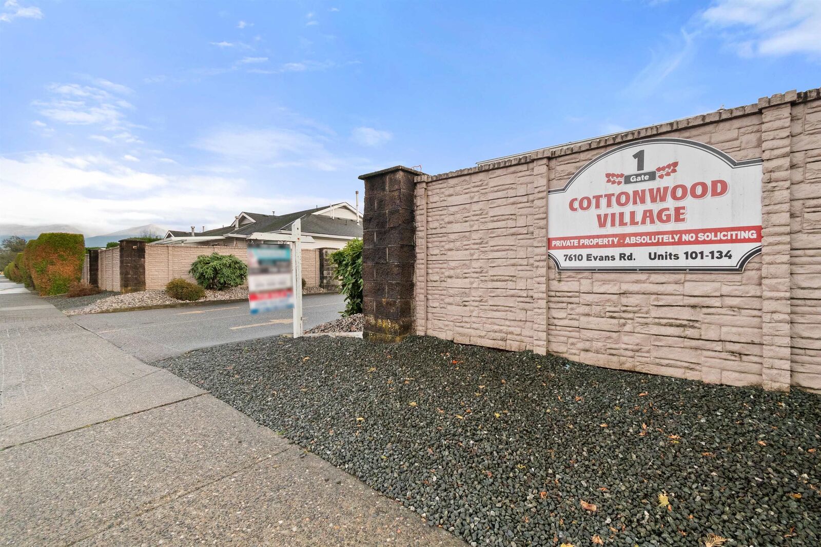 Property Photo: 7610 Evans Road 121 BC V2R 2X9
