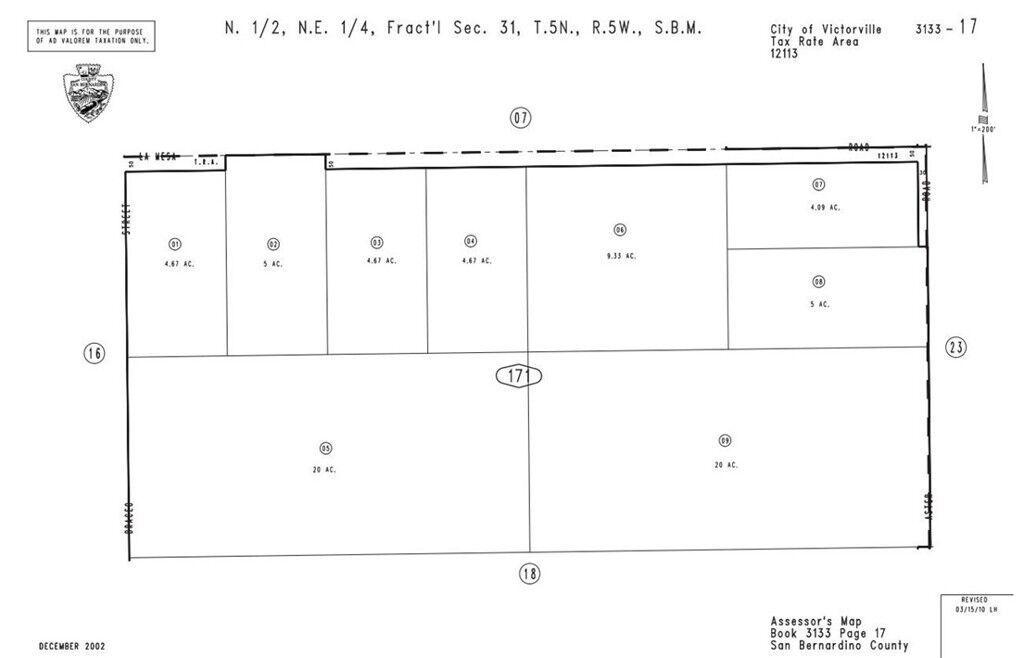 Property Photo:  0 La Mesa Rd  CA 92392 