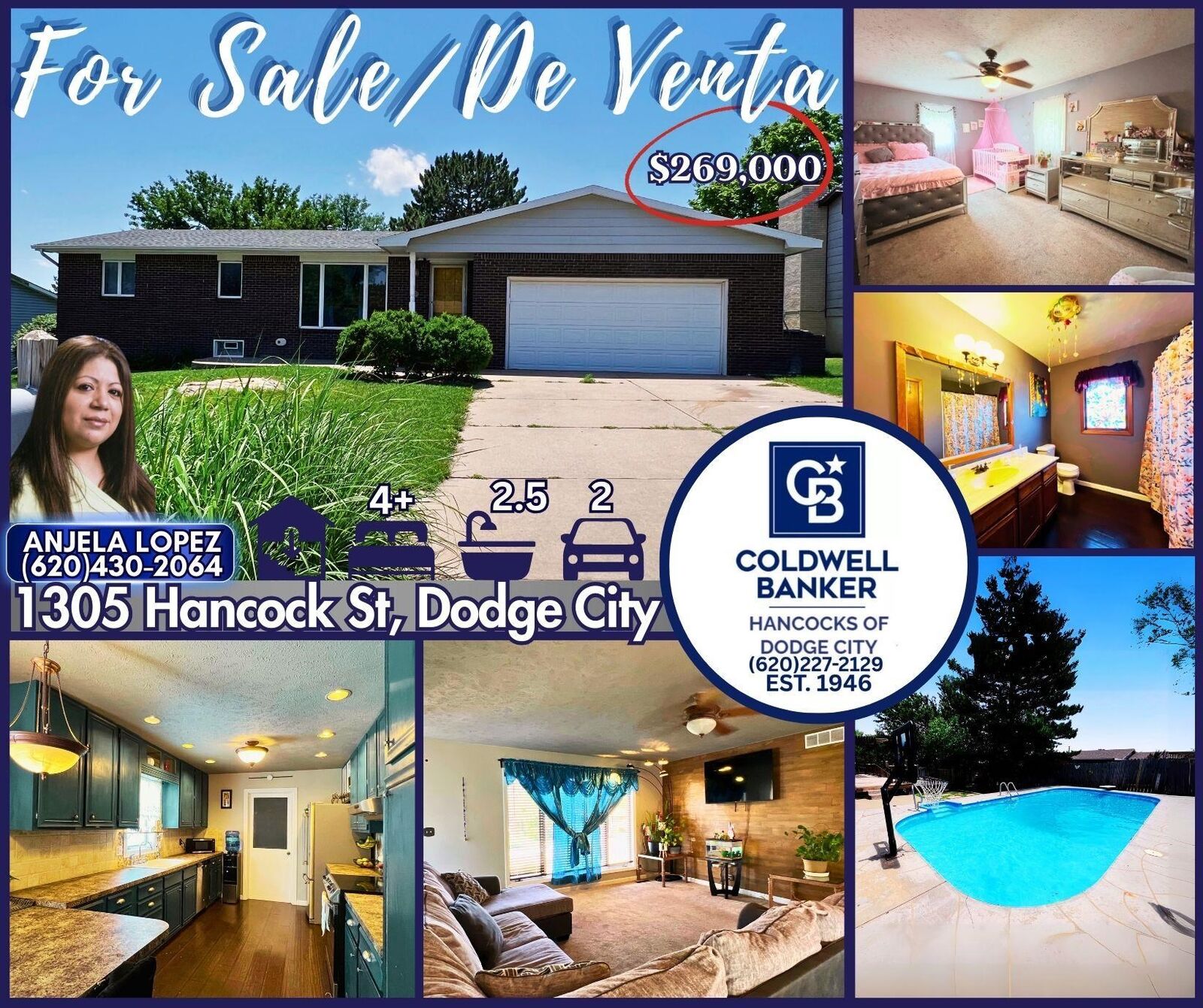 Property Photo:  1305 Hancock St  KS 67801 