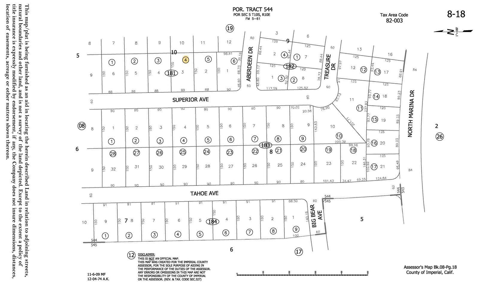 Property Photo:  2724 Superior Avenue  CA 92274 