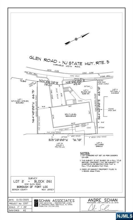 Property Photo: 1032 Glen Road NJ 07024