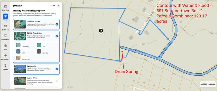 Property Photo:  691 Summertown (Combined 13.17ac) Road  TN 37347 