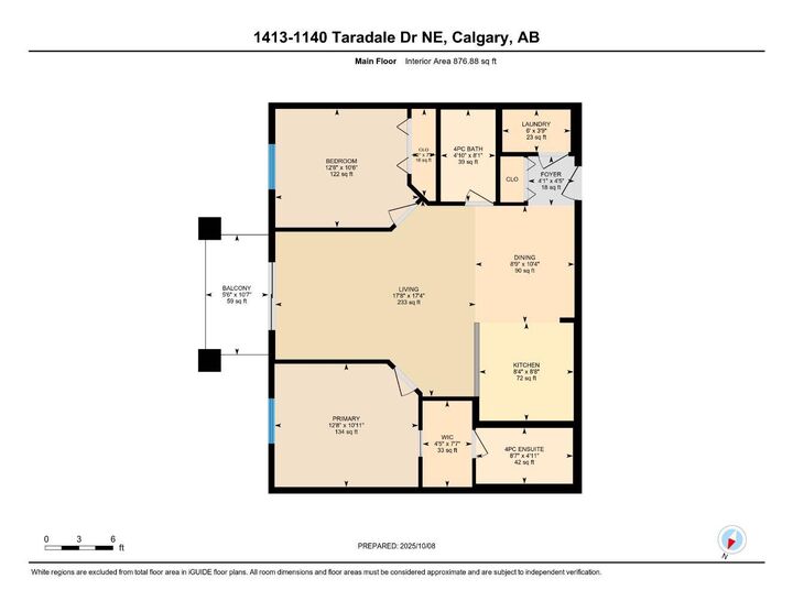 Property Photo: 1140 Taradale Drive NE 1413 AB T3J 0G1