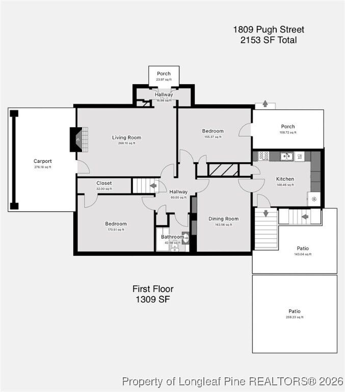 Property Photo:  1809 Pugh Street  NC 28305 