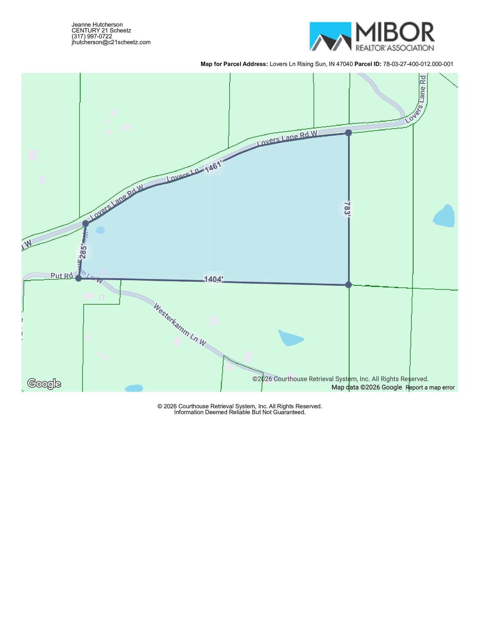 Property Photo: 0 Lovers Lane IN 47040