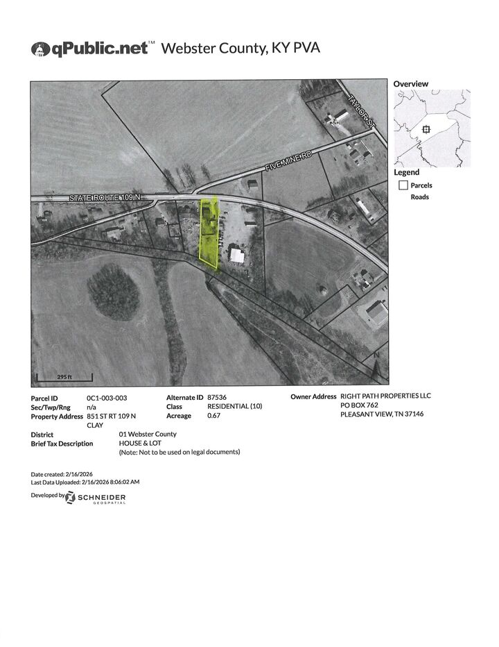 Property Photo: 851 St Rt 109 N KY 42420