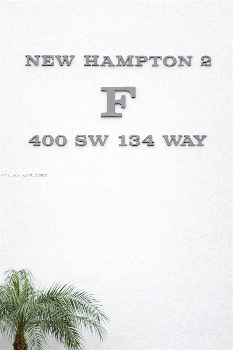 Property Photo:  400 SW 134th Way 306F  FL 33027 