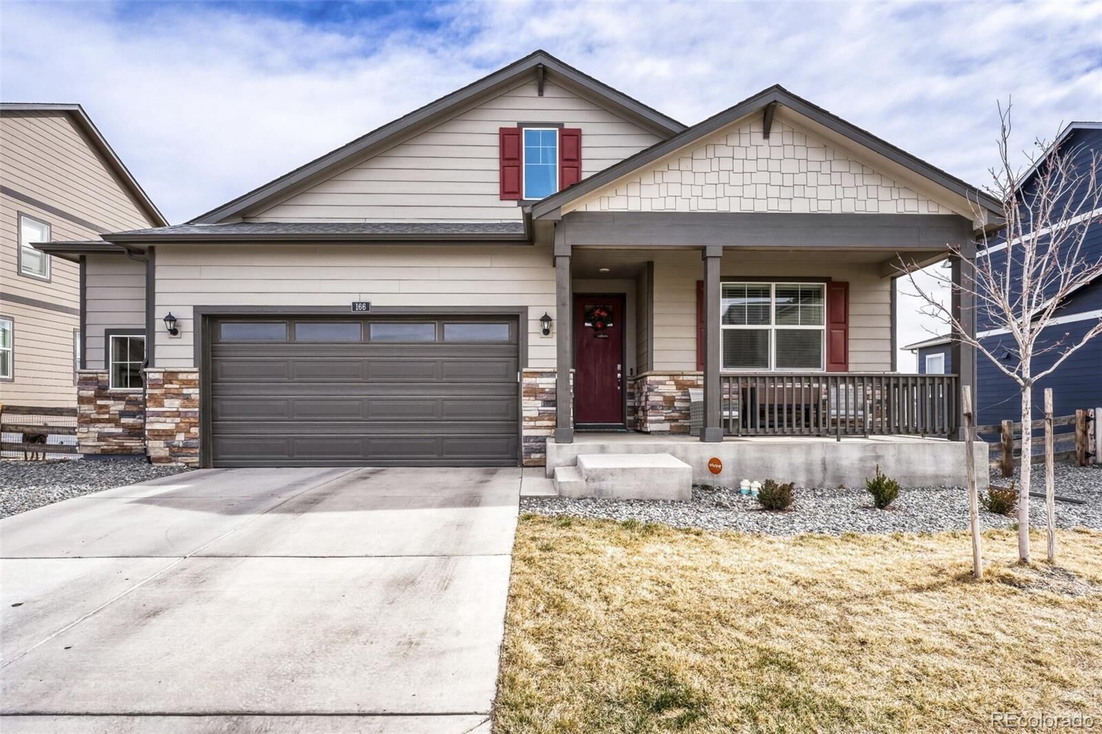 Property Photo:  166 Racer Street  CO 80102 