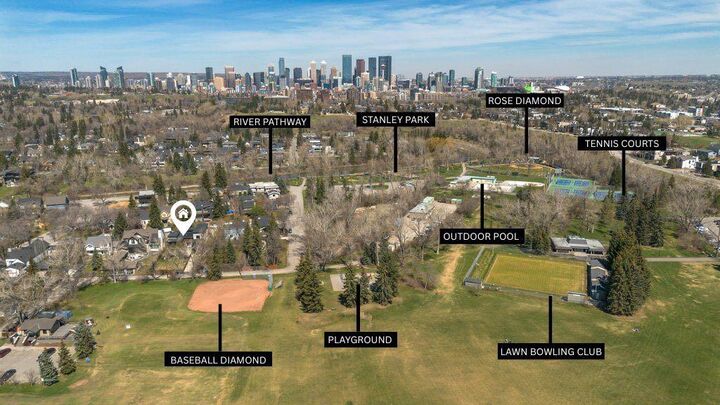 Property Photo:  411 Cliffe Avenue SW  AB T2S 0Z3 