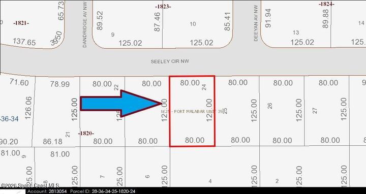 Property Photo: 1766 Seeley Circle NW FL 32907