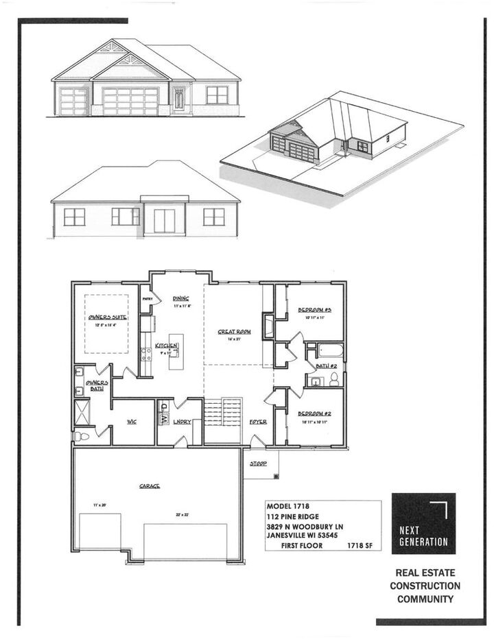 Property Photo:  3829 N Woodbury Lane  WI 53545 
