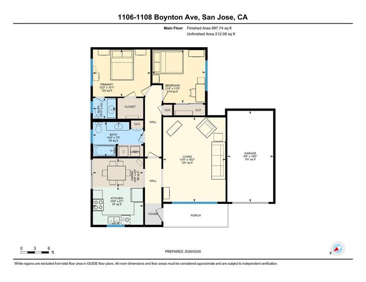 Property Photo:  1106 Boynton Avenue  CA 95117 