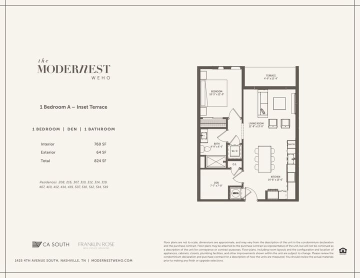 Property Photo: 1425 4th Ave S 216 TN 37210