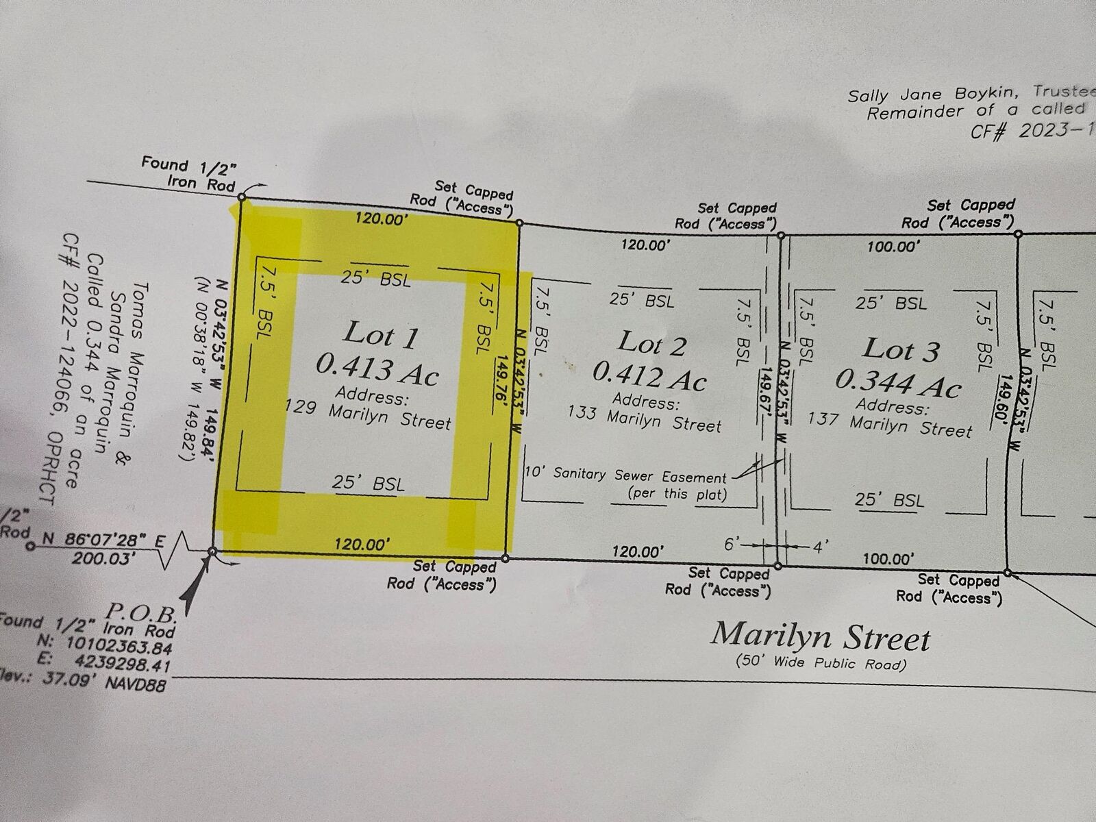 Property Photo:  129 Marilyn Street  TX 77657 