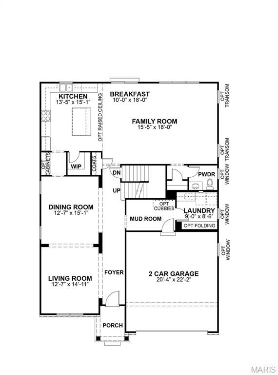 Property Photo:  1 The Washington 2 Car At Strawberry Farms  MO 63376 