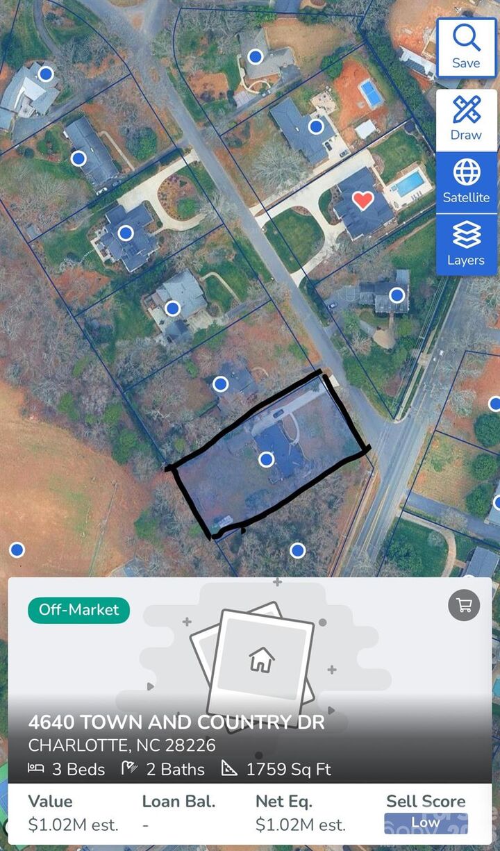 Property Photo: 4640 Town And Country Drive NC 28226