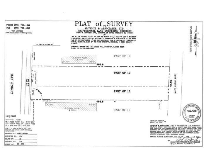 Property Photo:  1727 Dodge Avenue  IL 60201 