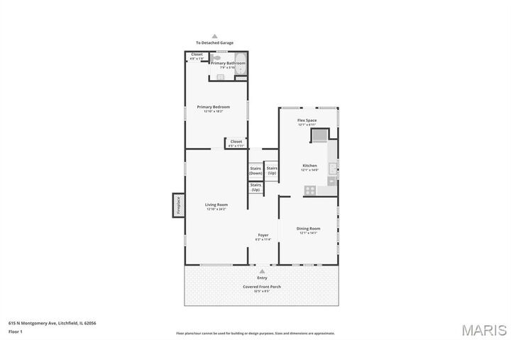 Property Photo:  615 N Montgomery Avenue  IL 62056 