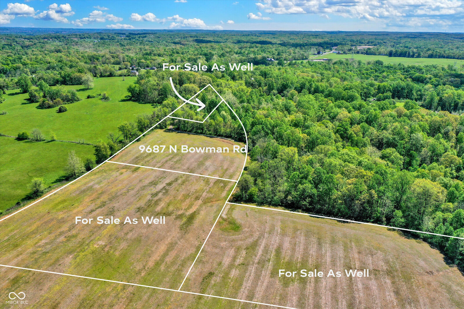 Property Photo:  9687 N Bowman Road  IN 47433 