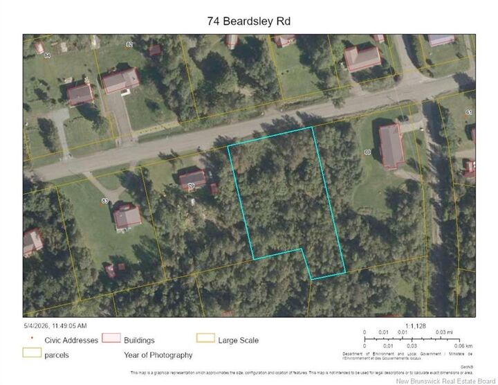 Property Photo:  Lot 95-1 Beardsley Road  NB E7M 4C8 