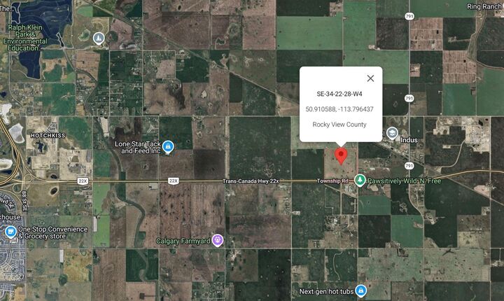Property Photo: On Hwy 22 Farm N AB T1X 0H7