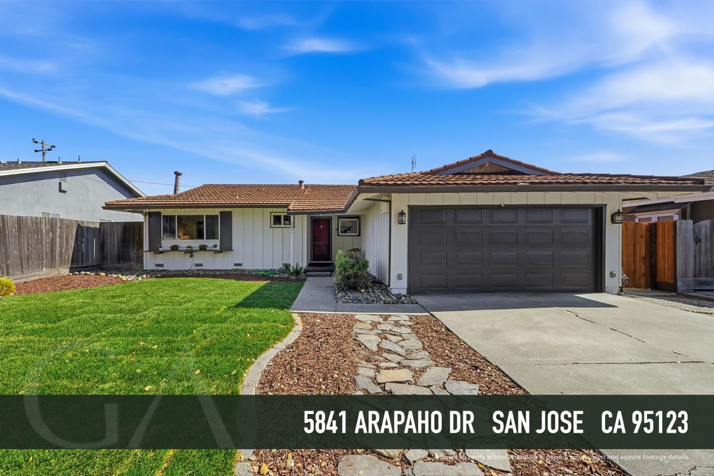 Property Photo: 5841 Arapaho Drive CA 95123