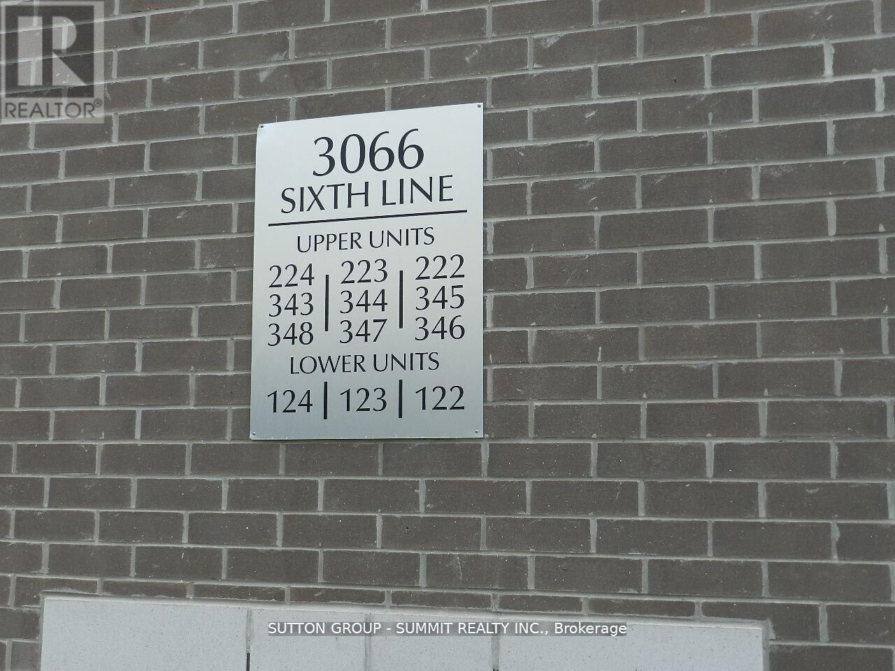 Property Photo:  3066 Sixth Line 344  ON L6M 1P8 