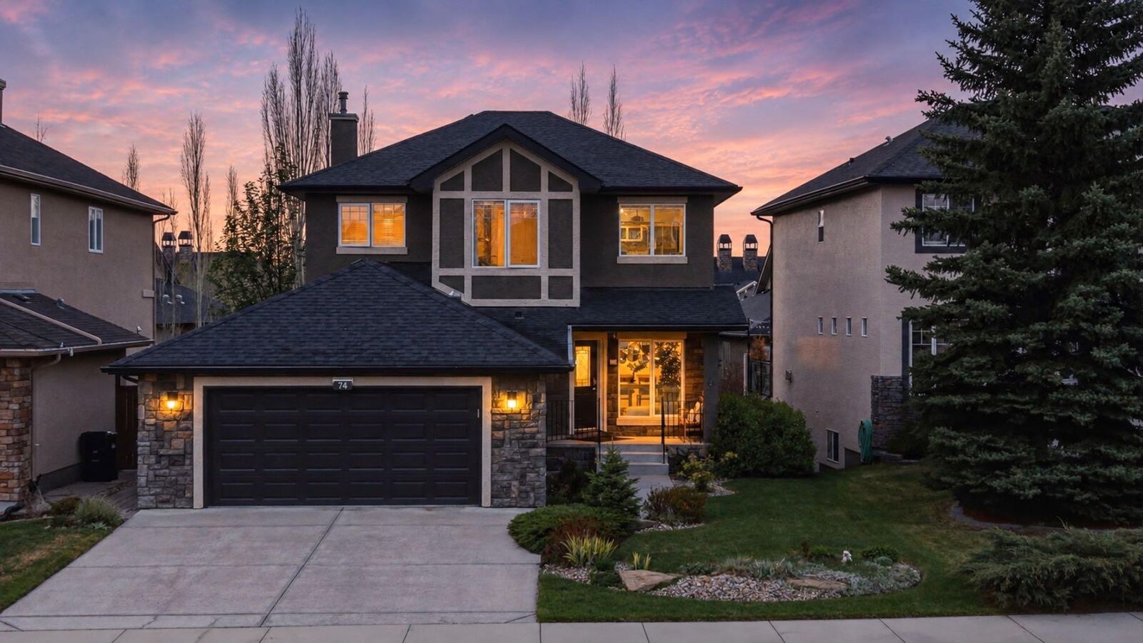 Property Photo:  74 Evercreek Bluffs Road SW  AB T2Y 4P2 