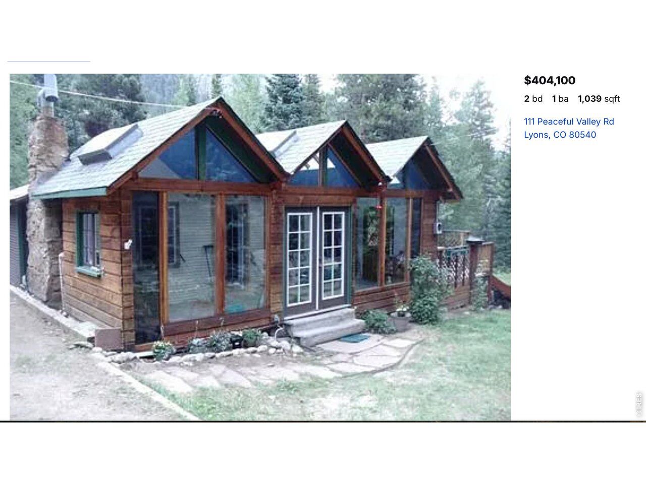 Property Photo:  111 Peaceful Valley Rd  CO 80540 