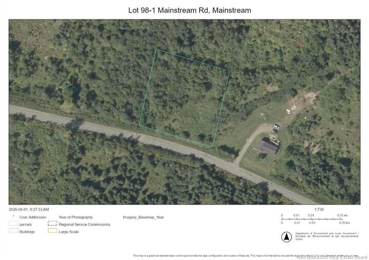 Property Photo:  Lot 98-1 Mainstream Road  NB E7P 2C8 