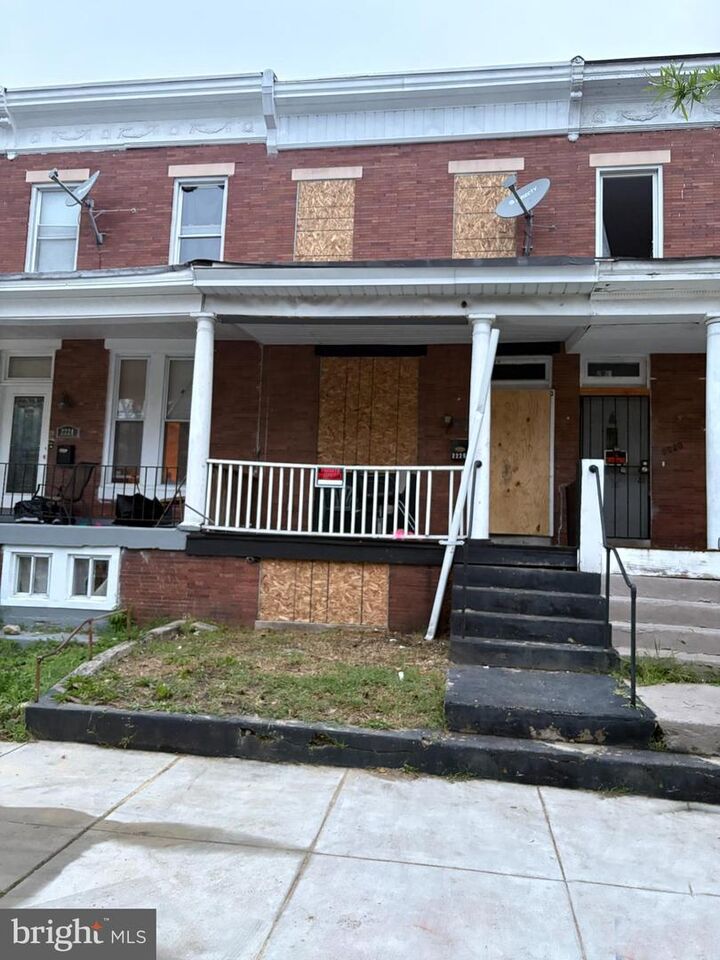 Property Photo: 2222 Walbrook Avenue MD 21216