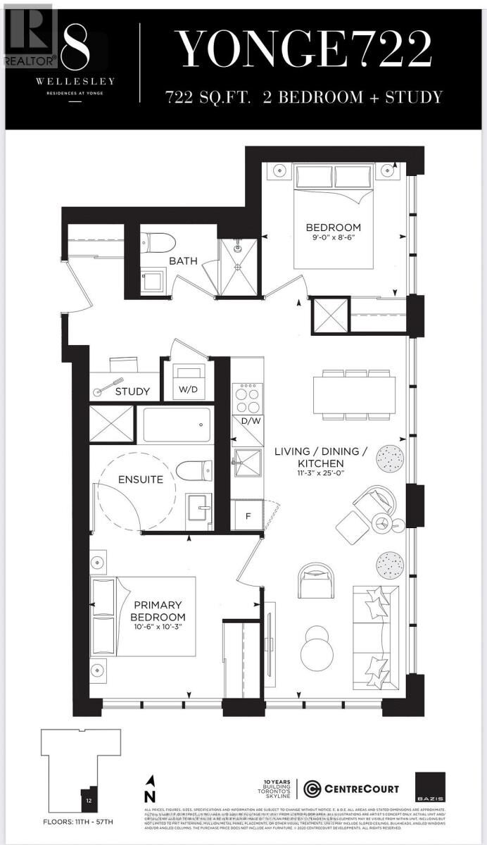 Property Photo:  8 Wellesley Street West 4711  ON M4Y 0J5 