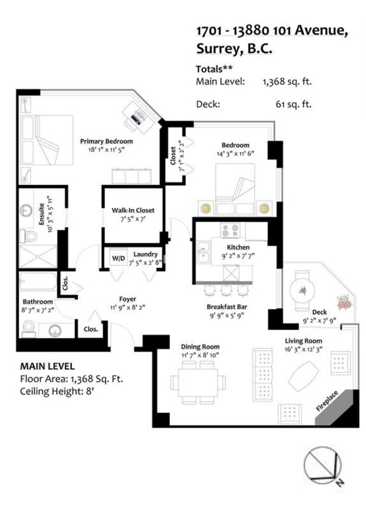 Property Photo: 13880 101 Avenue 1701 BC V3T 5T1