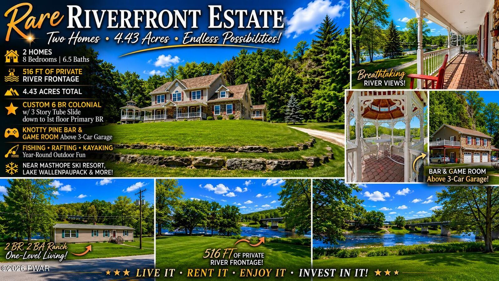 Property Photo:  104 Masthope Plank Road  PA 18435 