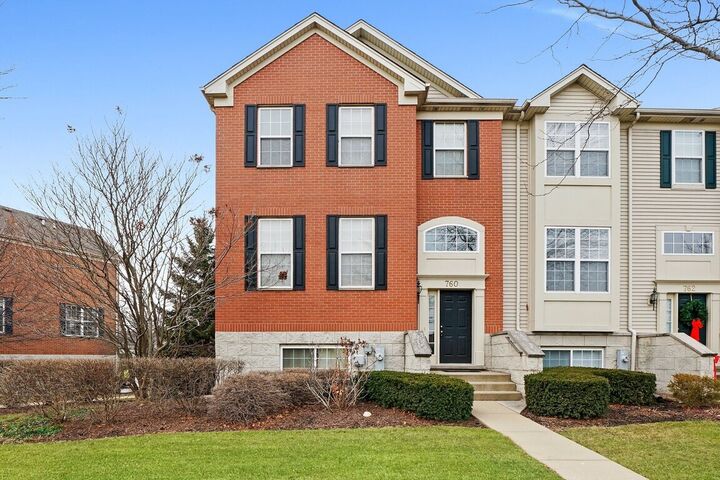 The brick end unit at 760 Lambert Lane, Bartlett