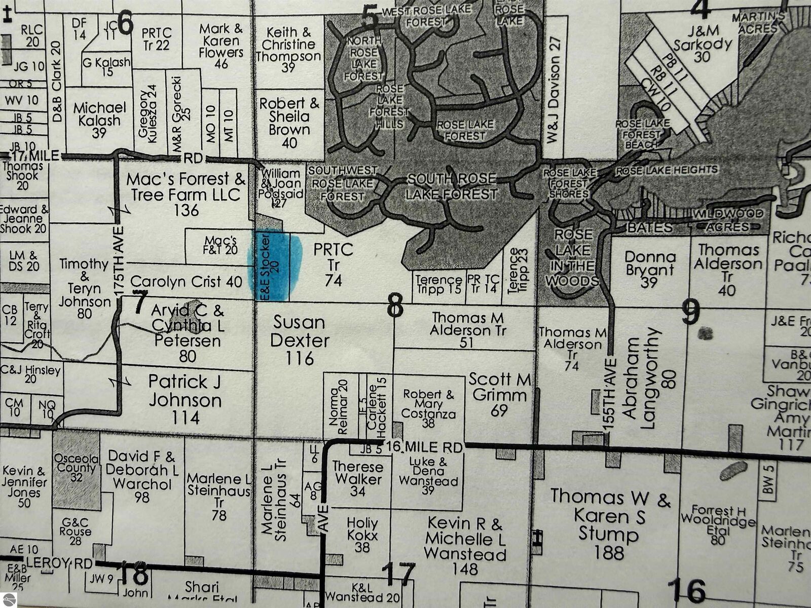 Property Photo: V/L 17 Mile Road MI 49655