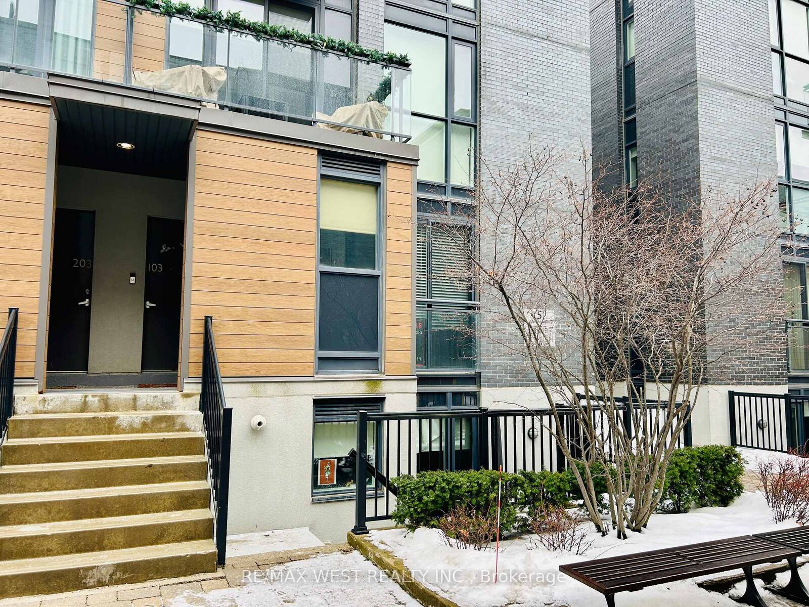 Property Photo: 5 Sousa Mendes Street 102 ON M6P 0A8