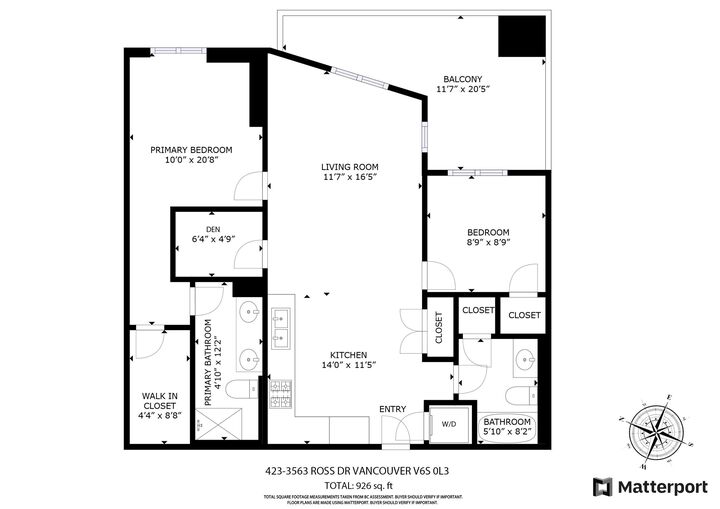 Property Photo: 3563 Ross Drive 423 BC V6S 0L3