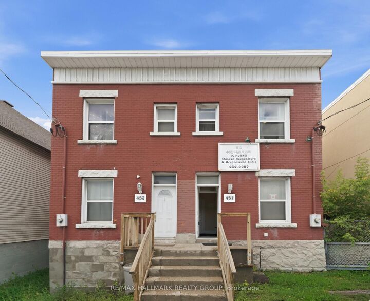 Property Photo: 453 Catherine Street N 451 &Amp 453 ON K1R 5T7