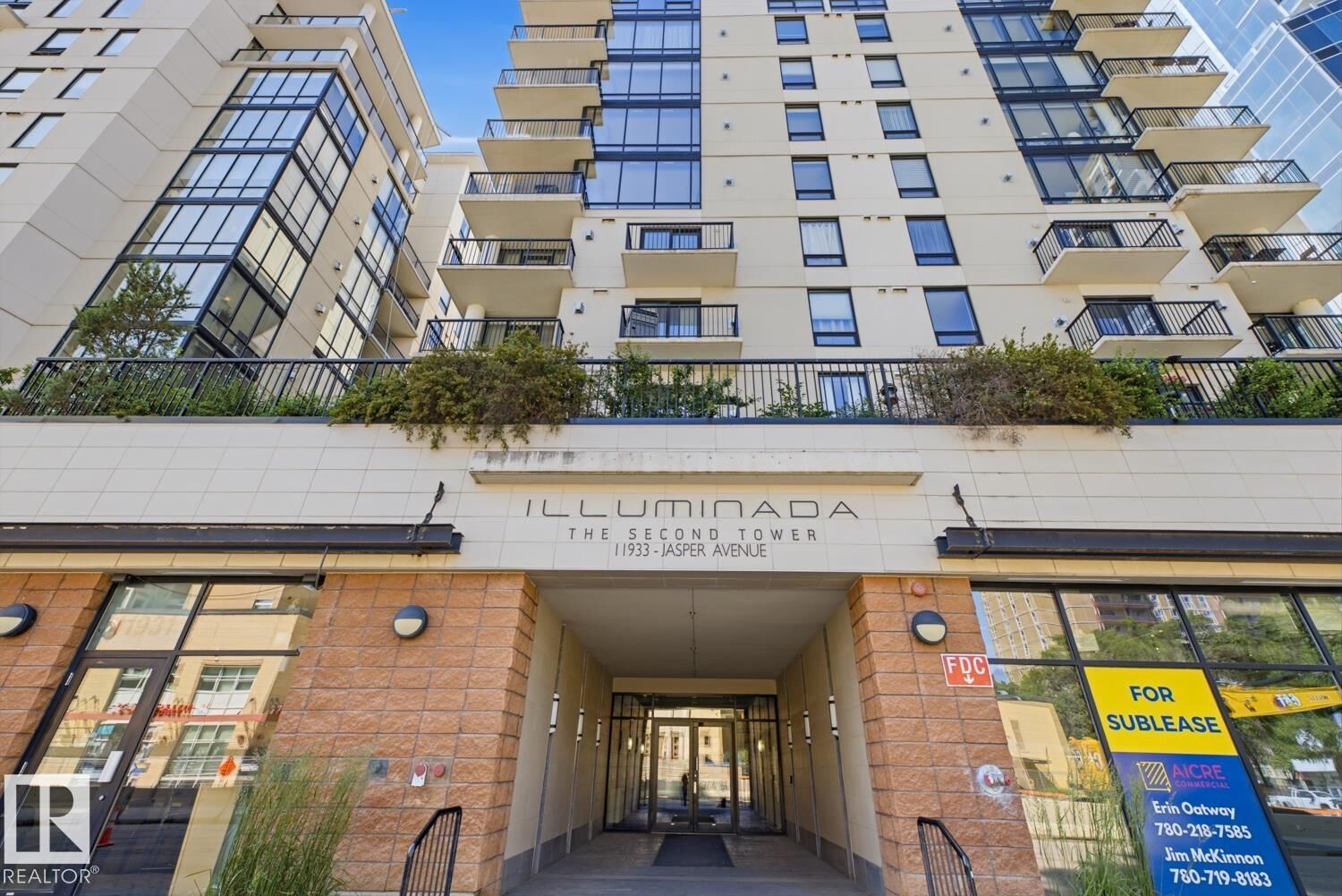 Property Photo: 11933 Jasper Avenue NW 505 AB Y5K 0P1
